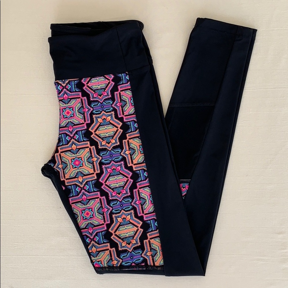Seafolly Australia Leggings Mesh Multi Color Pants